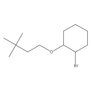 1-Bromo-2-(3,3-dimethylbutoxy)cyclohexane结构式