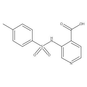 3-(4-Methylphenylsulfonamido)isonicotinic acid结构式