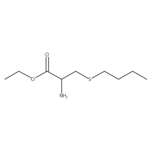 ethyl (2R)-2-amino-3-(butylsulfanyl)propanoate结构式