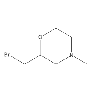 2-(Bromomethyl)-4-methylmorpholine结构式