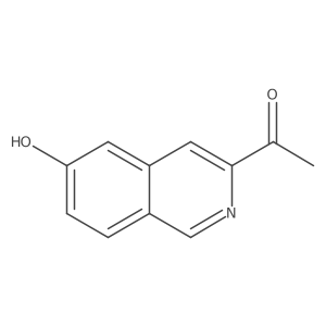 1-(6-Hydroxy-3-isoquinolinyl)ethanone结构式