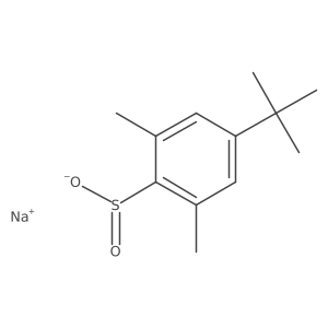 Sodium 4-tert-butyl-2,6-dimethylbenzene-1-sulfinate Structure