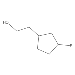 3-Fluorocyclopentaneethanol结构式