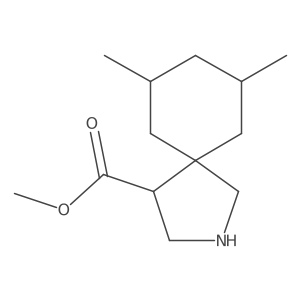 Methyl 7,9-dimethyl-2-azaspiro[4.5]decane-4-carboxylate Structure