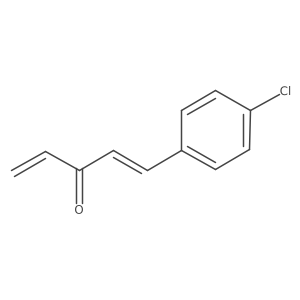 (4E)-5-(4-chlorophenyl)penta-1,4-dien-3-one结构式