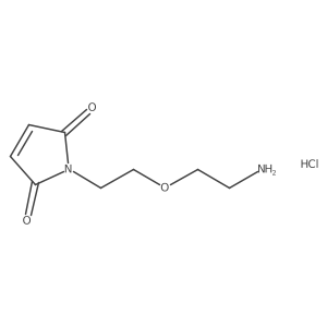 1-[2-(2-Aminoethoxy)ethyl]maleimide-HCl结构式