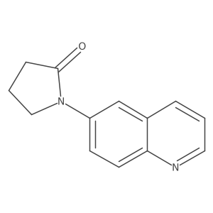 1-(6-Quinolyl)-2-pyrrolidinone结构式