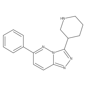 6-Phenyl-3-(piperidin-3-yl)-[1,2,4]triazolo[4,3-b]pyridazine Structure