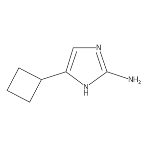 4-Cyclobutyl-1H-imidazol-2-amine Structure