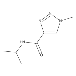 1-methyl-N-(propan-2-yl)-1H-1,2,3-triazole-4-carboxamide Structure