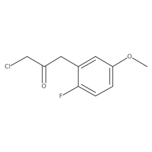 1-Chloro-3-(2-fluoro-5-methoxyphenyl)propan-2-one结构式