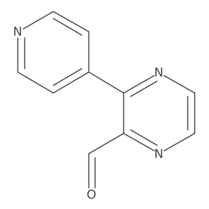 3-(Pyridin-4-yl)pyrazine-2-carbaldehyde Structure