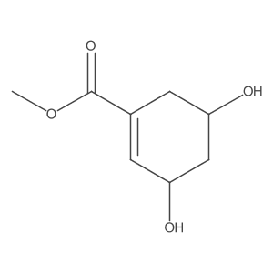 Methyl 3,5-dihydroxycyclohex-1-ene-1-carboxylate结构式