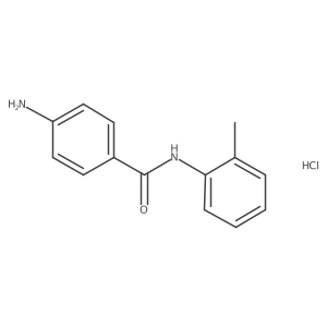 4-Amino-N-(o-tolyl)benzamide hydrochloride结构式