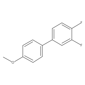 3,4-Difluoro-4'-methoxybiphenyl结构式