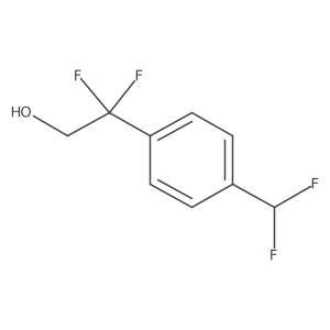2-(4-(Difluoromethyl)phenyl)-2,2-difluoroethanol结构式