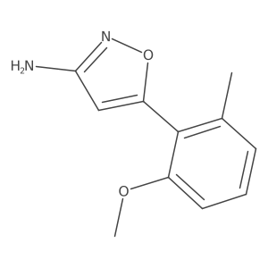 5-(2-Methoxy-6-methylphenyl)-1,2-oxazol-3-amine Structure