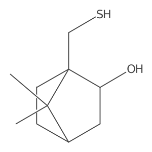 (1R,2R)-1-(Mercaptomethyl)-7,7-dimethylbicyclo[2.2.1]heptan-2-ol Structure