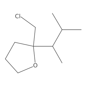 2-(Chloromethyl)-2-(3-methylbutan-2-yl)oxolane Structure
