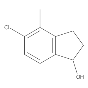 5-Chloro-4-methyl-2,3-dihydro-1H-inden-1-ol Structure
