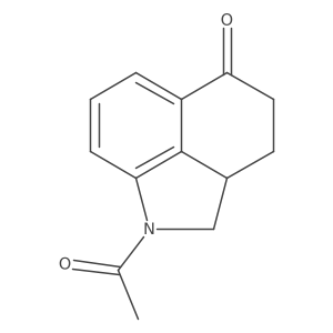 2-Acetyl-2-azatricyclo[6.3.1.0,4,12]dodeca-1(12),8,10-trien-7-one结构式