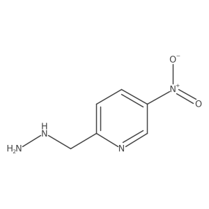 2-(Hydrazinylmethyl)-5-nitropyridine Structure
