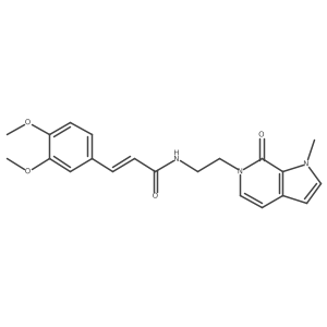 (E)-3-(3,4-dimethoxyphenyl)-N-(2-(1-methyl-7-oxo-1H-pyrrolo[2,3-c]pyridin-6(7H)-yl)ethyl)acrylamide Structure