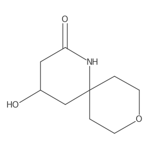 4-Hydroxy-9-oxa-1-azaspiro[5.5]undecan-2-one Structure