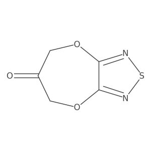 5H-[1,4]dioxepino[2,3-c][1,2,5]thiadiazol-6(7H)-one结构式