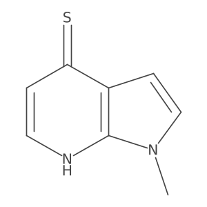 1-methyl-1H-pyrrolo[2,3-b]pyridine-4-thiol Structure
