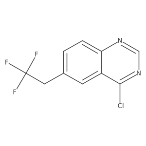 4-Chloro-6-(2,2,2-trifluoroethyl)quinazoline结构式