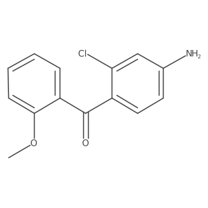 (4-Amino-2-chlorophenyl)(2-methoxyphenyl)methanone结构式