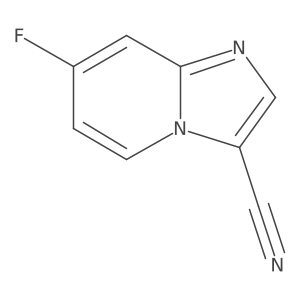 7-Fluoroimidazo[1,2-a]pyridine-3-carbonitrile Structure