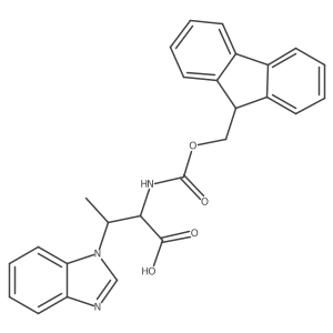 3-(1H-1,3-benzodiazol-1-yl)-2-({[(9H-fluoren-9-yl)methoxy]carbonyl}amino)butanoic acid Structure