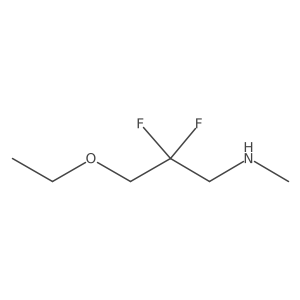 (3-Ethoxy-2,2-difluoropropyl)(methyl)amine Structure