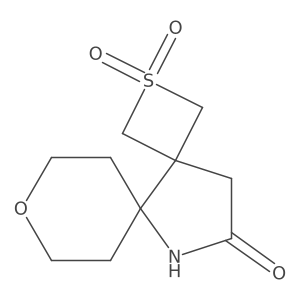 8-Oxa-2lambda6-thia-11-azadispiro[3.0.5^{5}.3^{4}]tridecane-2,2,12-trione Structure