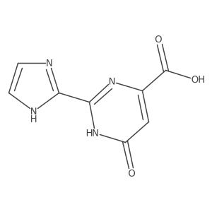 2-(1H-imidazol-2-yl)-6-oxo-3,6-dihydropyrimidine-4-carboxylic acid Structure