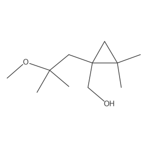 [1-(2-Methoxy-2-methylpropyl)-2,2-dimethylcyclopropyl]methanol Structure