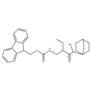 2-[3-({[(9H-fluoren-9-yl)methoxy]carbonyl}amino)-2-methoxypropanoyl]-2-azabicyclo[2.2.2]octane-1-carboxylic acid Structure