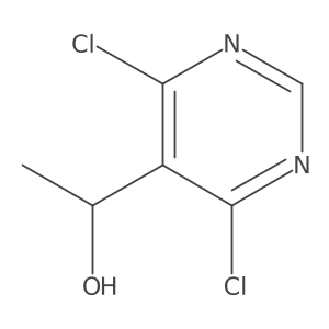 (1R)-1-(4,6-dichloropyrimidin-5-yl)ethan-1-ol Structure