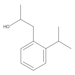 (2S)-1-[2-(propan-2-yl)phenyl]propan-2-ol结构式
