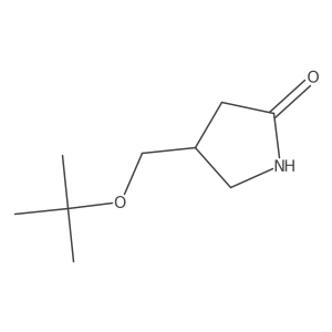4-[(Tert-butoxy)methyl]pyrrolidin-2-one Structure