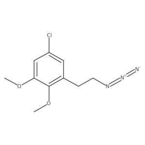 1-(2-Azidoethyl)-5-chloro-2,3-dimethoxybenzene结构式