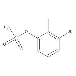 3-Bromo-2-methylphenyl sulfamate Structure
