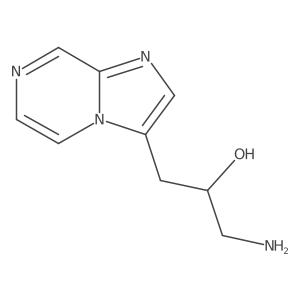 1-Amino-3-{imidazo[1,2-a]pyrazin-3-yl}propan-2-ol Structure