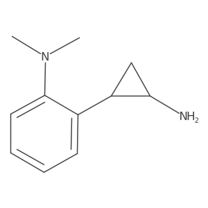 2-(2-aminocyclopropyl)-N,N-dimethylaniline结构式