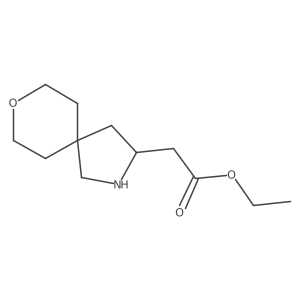 Ethyl 2-(8-oxa-2-azaspiro[4.5]decan-3-yl)acetate Structure