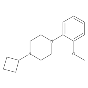 1-Cyclobutyl-4-(2-methoxyphenyl)piperazine Structure