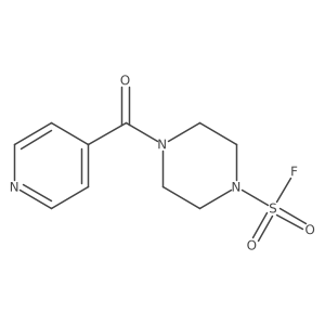 4-(Pyridine-4-carbonyl)piperazine-1-sulfonyl fluoride结构式
