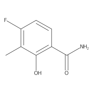 4-Fluoro-2-hydroxy-3-methylbenzamide结构式